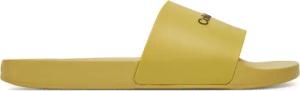 Calvin Klein Pantoletten Pool Slide Rubber HM0HM00455 Grün