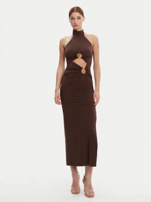 BARDOT Abendkleid 59824DB Braun Slim Fit