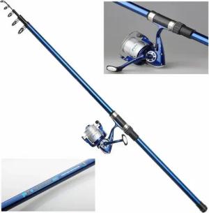 DAM Fishing Grundrute DAM SET FP2 Telepower Fishing Combo - Rute - Rolle - Schnur, Modernes Design