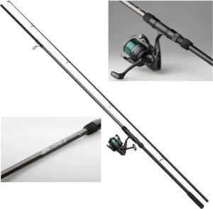 DAM Fishing Karpfenrute DAM SET Full Tech Carp Combo 6000FD - 2 Größen wählbar - Karpfenset, Modernes Design