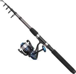 DAM Fishing Spinnrute DAM SET FULL TECH TELE SPINNING COMBO - 4 Größen wählbar, Modernes Design