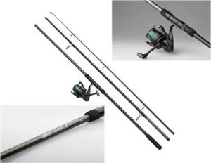 DAM Fishing Stationärrolle DAM SET Full Tech Carp Combo 6000FD 3lb Karpfenset 3,66M), Modernes Design