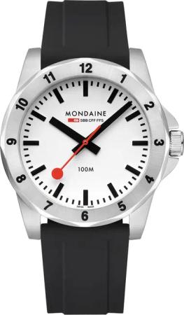 Mondaine MSN.4211B.RB Herrenuhr Numeri 42mm 10ATM