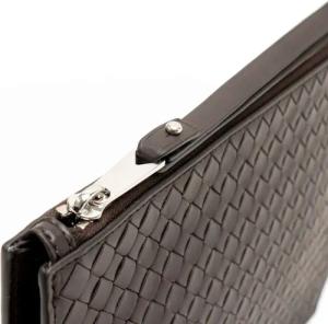 Bottega Veneta - Bottega Veneta Intrecciato Piccolo Standing Pouch - Größe ONE SIZE - braun