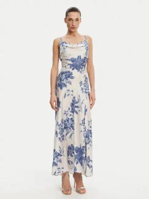 Guess Abendkleid W5GT10 WF1T2 Écru Slim Fit