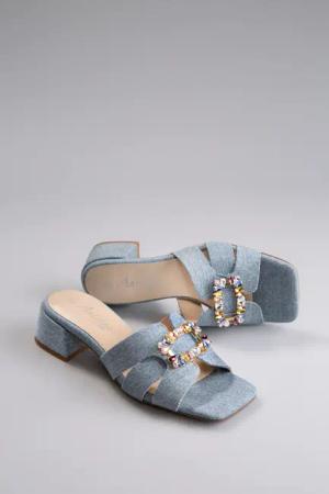 Aniston SHOES Pantolette, Sommerschuh, Festtagsschuh, Blockabsatz - NEUE KOLLEKTION