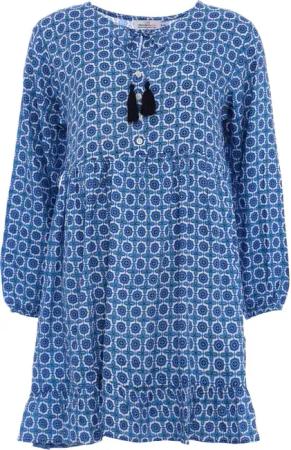 Zwillingsherz Sommerkleid, mit Knopfleiste