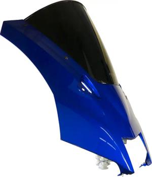 MRA Verkleidungsscheibe Racing R schwarz für Yamaha YZF R9