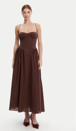 BARDOT Abendkleid 59786DB Braun Regular Fit