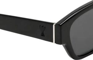 AMI Paris Sonnenbrillen - Rectangular Sunglasses - Gr. unisize - in Schwarz - für Damen