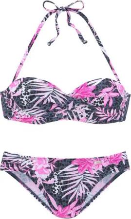 Buffalo Bügel-Bandeau-Bikini im Mustermix