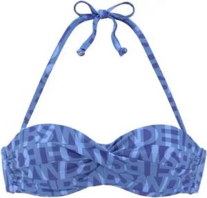 Elbsand Bügel-Bandeau-Bikini-Top Letra, mit tollem Wording