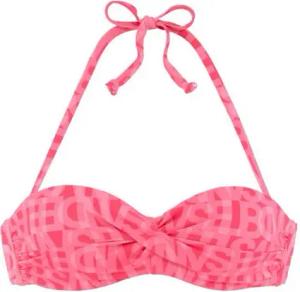 Elbsand Bügel-Bandeau-Bikini-Top Letra, mit tollem Wording