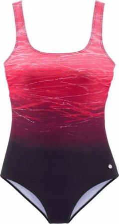 LASCANA Badeanzug mit Batikprint und Shaping-Effekt