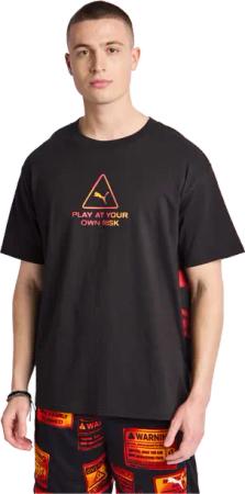 Puma Scoot Herren T-Shirts - Schwarz - Größe: M - Baumwoll-Jersey - Foot Locker