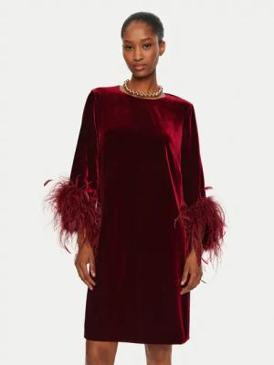 Luisa Spagnoli Coctailkleid Ghiro 541512 Rot Regular Fit