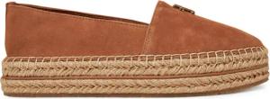 Tommy Hilfiger Espadrilles Suede Platform Espadrille FW0FW08586 Braun