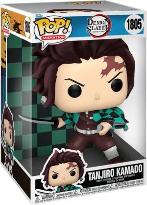 Demon Slayer - Tanjiro Kamado (Jumbo Pop!) Vinyl Figur 1805 - Funko Pop! Figur - Funko Shop Deutschland - Lizenzierter Fanartikel