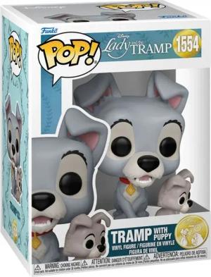 Susi & Strolch - Tramp with Puppy Vinyl Figur 1554 - Funko Pop! Figur - Funko Shop Deutschland - Lizenzierter Fanartikel