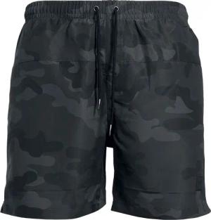 Urban Classics Badeshort - Camo Swim Shorts - S bis 3XL - für Männer - Größe 3XL - darkcamo