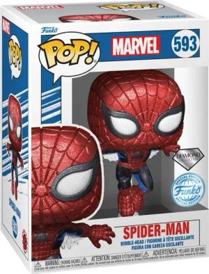 Spider-Man (Diamond Glitter) Vinyl Figur 593 - Funko Pop! Figur - Funko Shop Deutschland - Lizenzierter Fanartikel