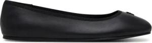 Tommy Hilfiger Ballerinas Th Hardware Leather Ballerina FW0FW08654 Schwarz