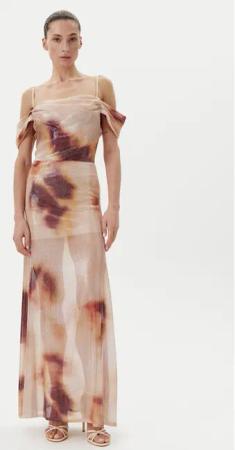 Eleh Abendkleid ESS250125 Beige Regular Fit