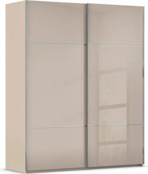 rauch Schwebetürenschrank "Kleiderschrank Schrank Garderobe Schlafzimmerschrank SCALE-TRIO", edle dreigeteilte Front mit 2 Zierleisten Glasfront MADE IN GERMANY