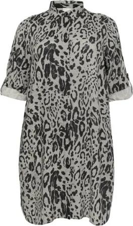 KAFFE Curve Blusenkleid Kleid KCmille Große Größen