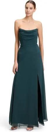 Vera Mont Abendkleid Vera Mont Abendkleid mit Wasserfallausschnitt Schlitz