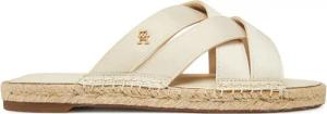 Tommy Hilfiger Espadrilles Satin Espadrille Mule FW0FW08502 Beige