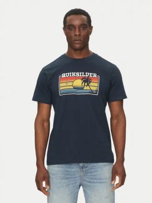 Quiksilver T-Shirt EQYZT08065 Dunkelblau Regular Fit