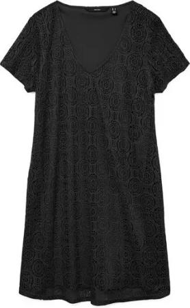 Vero Moda Minikleid VMMAYA SS V NECK SHORT DRESS JRS VO