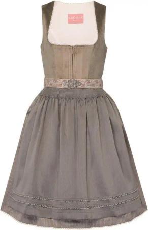 Krüger Madl Dirndl Midi Dirndl mit Metallschließe