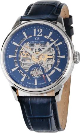 Carl von Zeyten CVZ0080BLS Herrenuhr Schramberg Automatik 42mm 5ATM