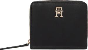 Tommy Hilfiger Geldbörse "TH LOGOTAPE MED ZA", Damen Geldbeutel, Portemonnaie, Kartenetui mit edelm TH-Logo-Element