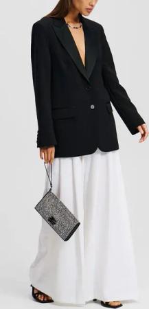 Karl Lagerfeld - COUTURE-BLAZER - Größe 40 - schwarz