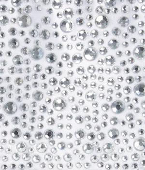 Karl Lagerfeld Tücher & Schals - STRASS-KRAGEN, HANDVERLESEN VON HUN KIM - Gr. unisize - in Weiß - für Damen