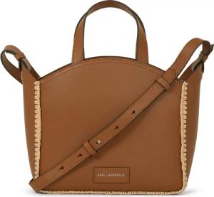 Karl Lagerfeld Crossbody Bags - K/CIRCLE KLEINE TOTE-BAG MIT LOCHMUSTER - Gr. unisize - in Braun - für Damen