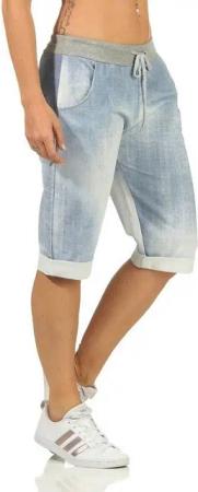 Aurela Damenmode Jogginghose Bermuda Damen Hose Kurze Jogpants leichte Shorts mit elastischem Bund