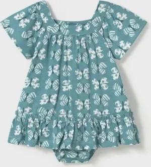Mayoral Sommerkleid Baby-Kleid mit Windelhöschen (191619)