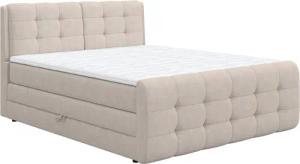 COTTA Boxspringbett "Fort mit Bettkasten, inkl. Topper", erhältlich in verschiedenen Breiten (160cm, 180cm & 200cm)