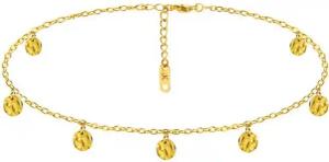 Kim Johanson Fußkette Kreise, mit Plättchen