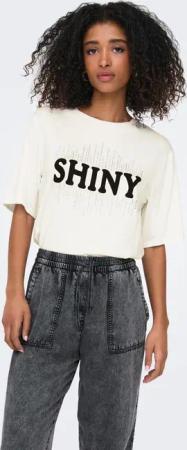 ONLY Kurzarmshirt "ONLSANNI S/S STONES TOP BOX JRS"