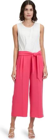 Betty&Co Overall "Betty & Co Jumpsuit ohne Arm", (1 tlg.), Falten