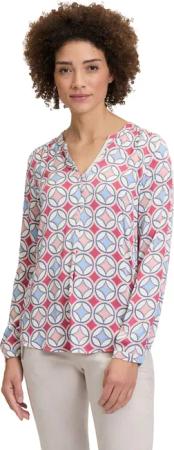 Cartoon Schlupfbluse "Cartoon Casual-Bluse mit Knöpfen"