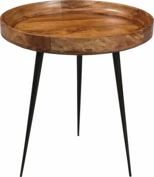 SIT Beistelltisch "This&That", mit Tablett aus Mangoholz in drei Farben