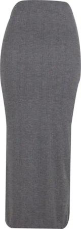 URBAN CLASSICS Sommerrock "Urban Classics Ladies Rib High Slit Skirt", (1 tlg.)