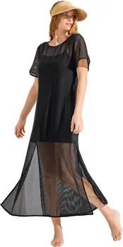 Lisca  Kleider Langes Strandkleid mit kurzen Ärmeln MALAGA