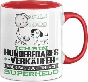 Trendation Tasse Hundebedarfsverkäufer Geschenk Tasse Ich Bin Hundebedarfsverkäufer Abe